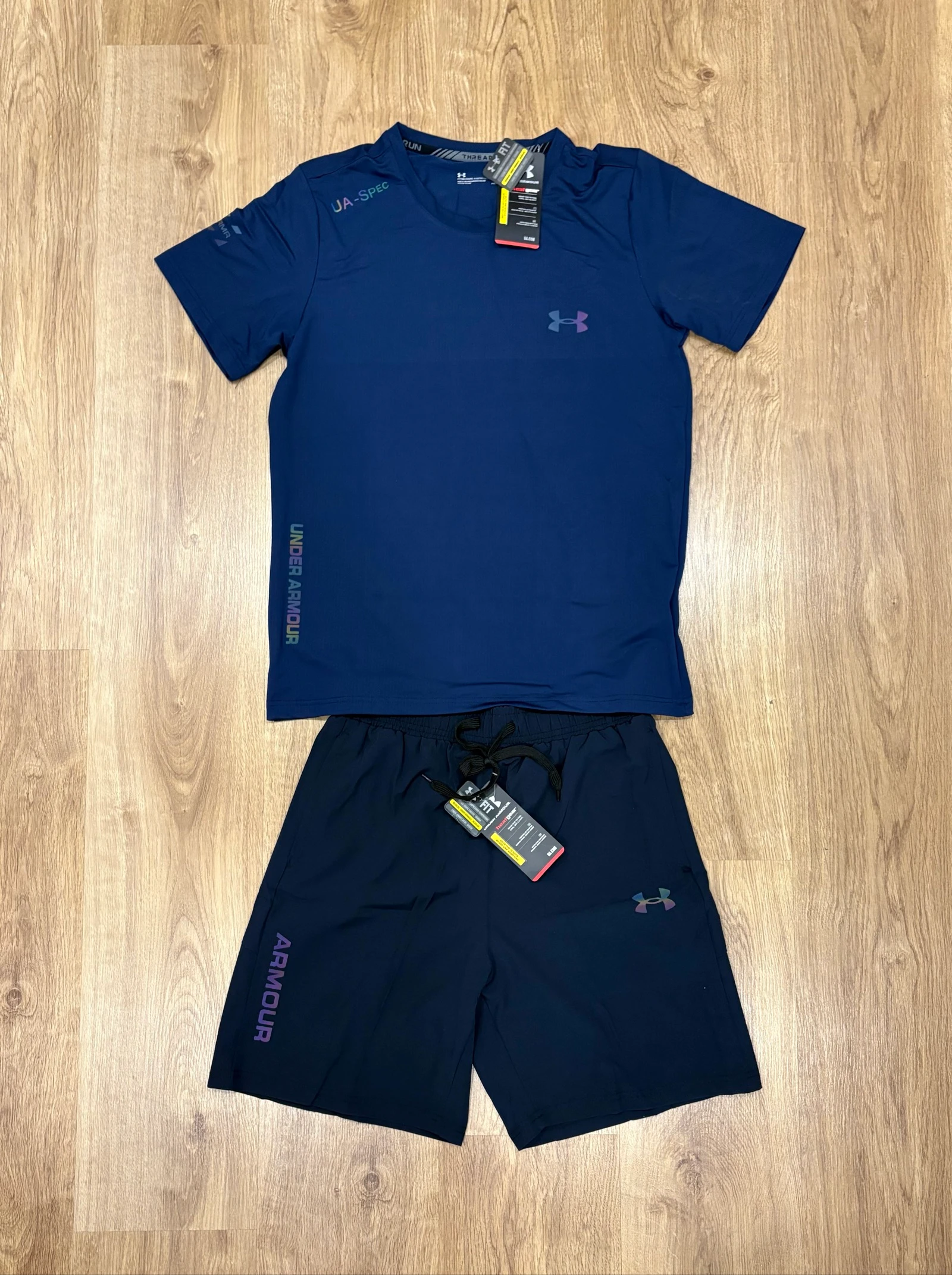 Conjunto corto Under Armour azul M